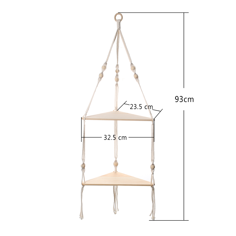 Triangle Shelves Wall Decor Ma - Candle Holder Supplies reseña y precio
