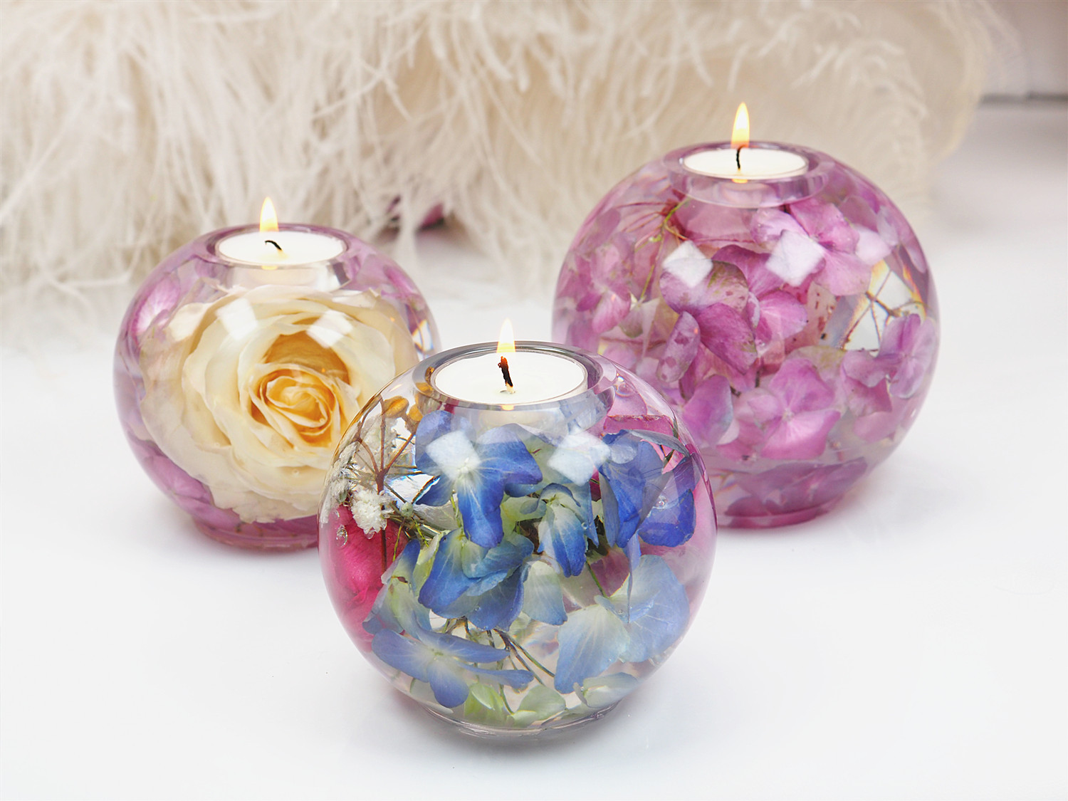 DIY Crystal Epoxy Resin Mold S - Candle Holder Supplies reseña y precio