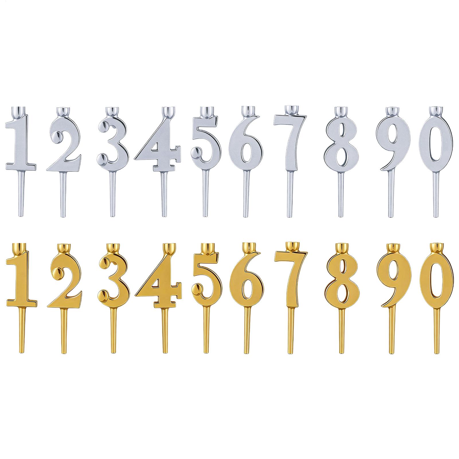 Number Birthday Candle Holders - Candle Holder Supplies reseña y precio