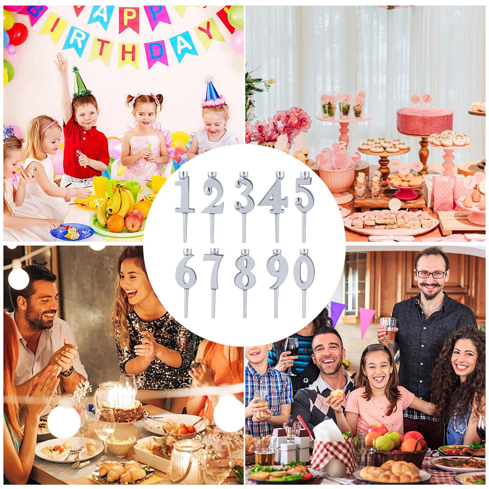 Number Birthday Candle Holders - Candle Holder Supplies reseña y precio