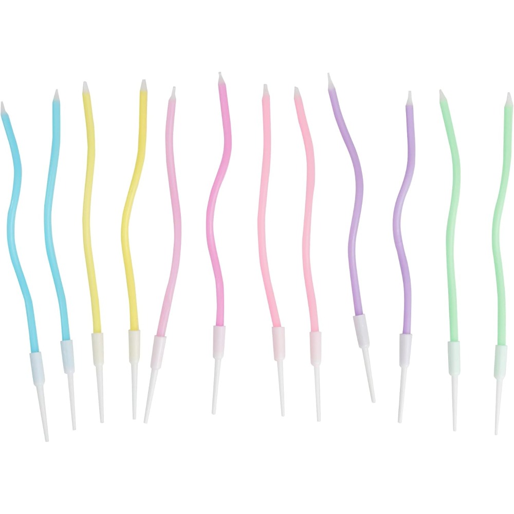 Rainbow Spiral Birthday Cake C - Candle Holder Supplies reseña y precio