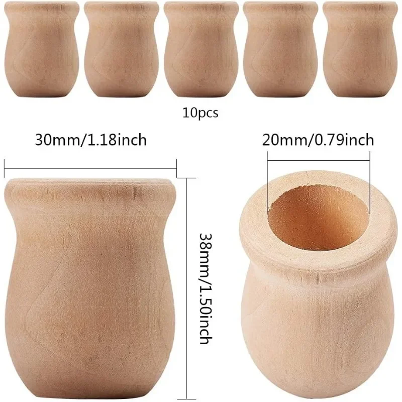 10 pcs 1.5 Inch 10pcs Unfinish - Candle Holder Supplies reseña y precio