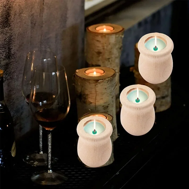10 pcs 1.5 Inch 10pcs Unfinish - Candle Holder Supplies reseña y precio