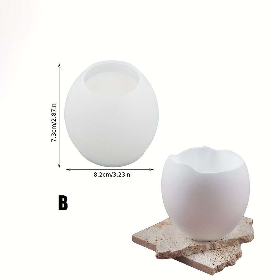 [Resin Mold]  Silicone Egg Mol - Candle Holder Supplies reseña y precio