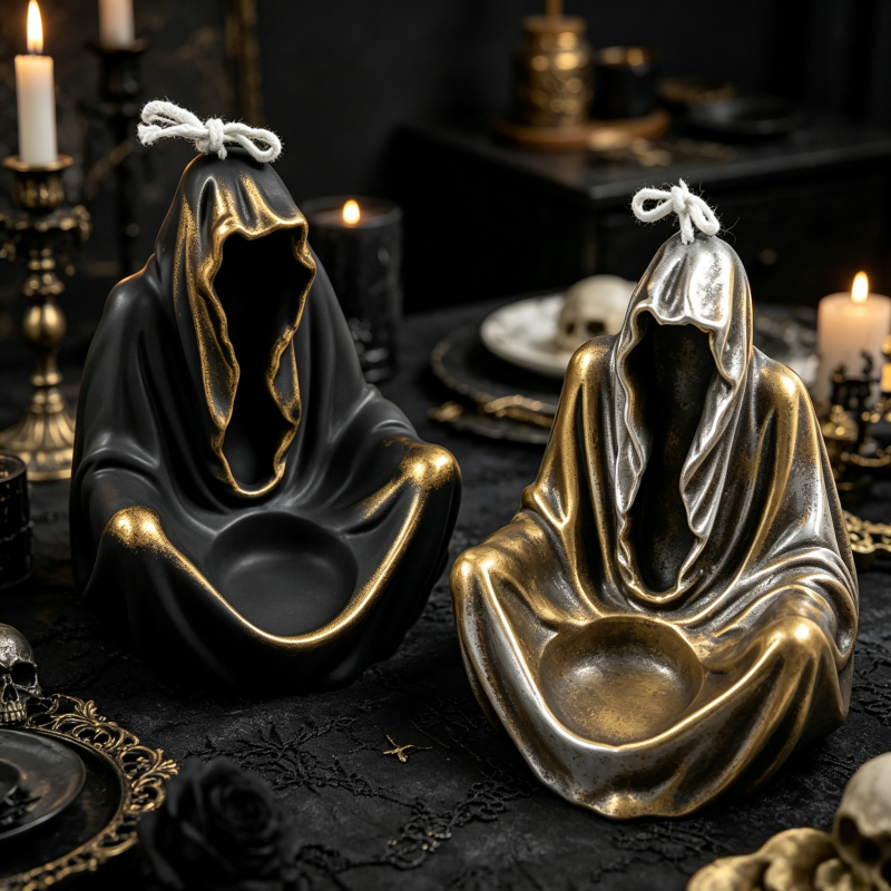 3D Grim Reaper Silicone Candle - Candle Holder Supplies reseña y precio