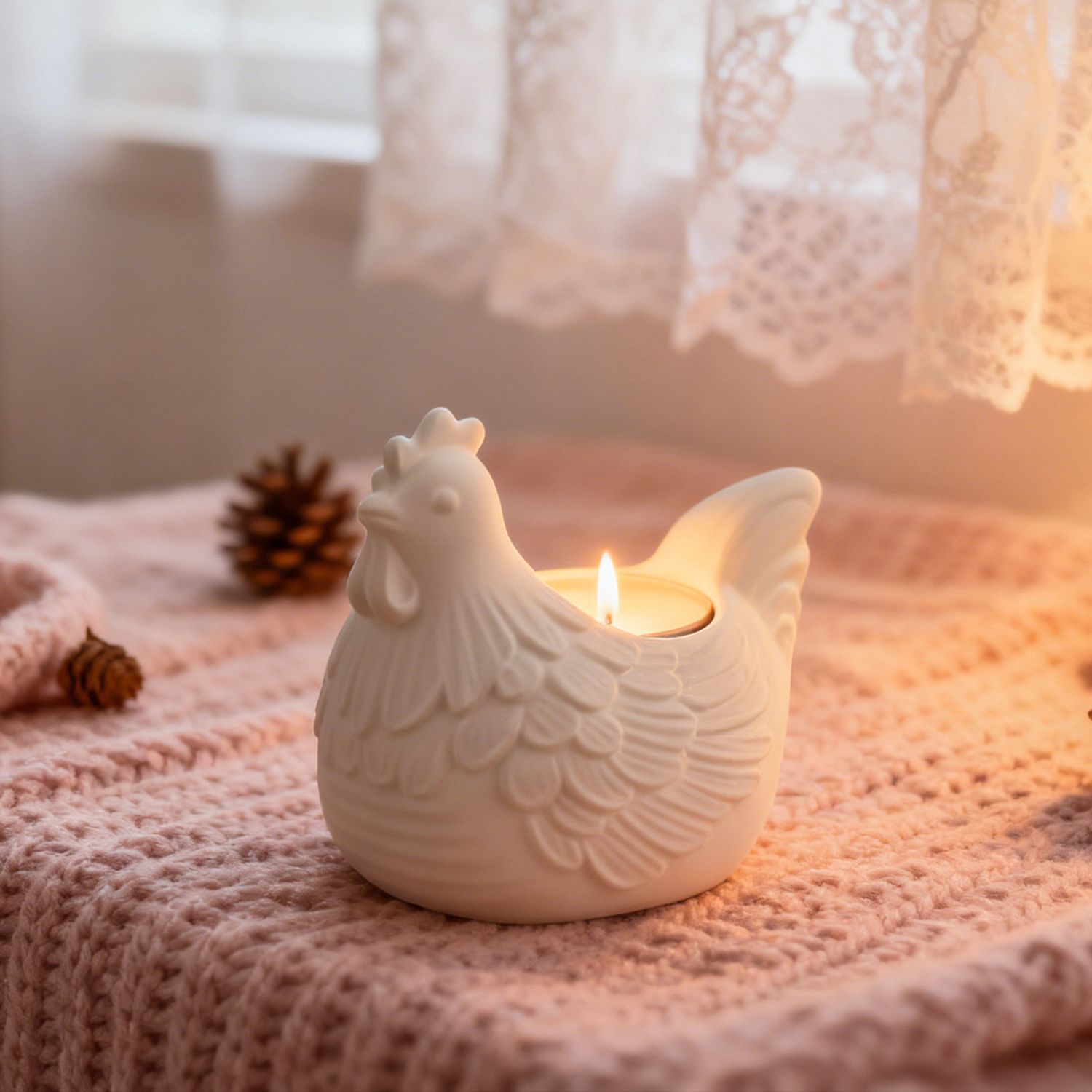 DIY 3D Little Chicken Candle H - Candle Holder Supplies reseña y precio