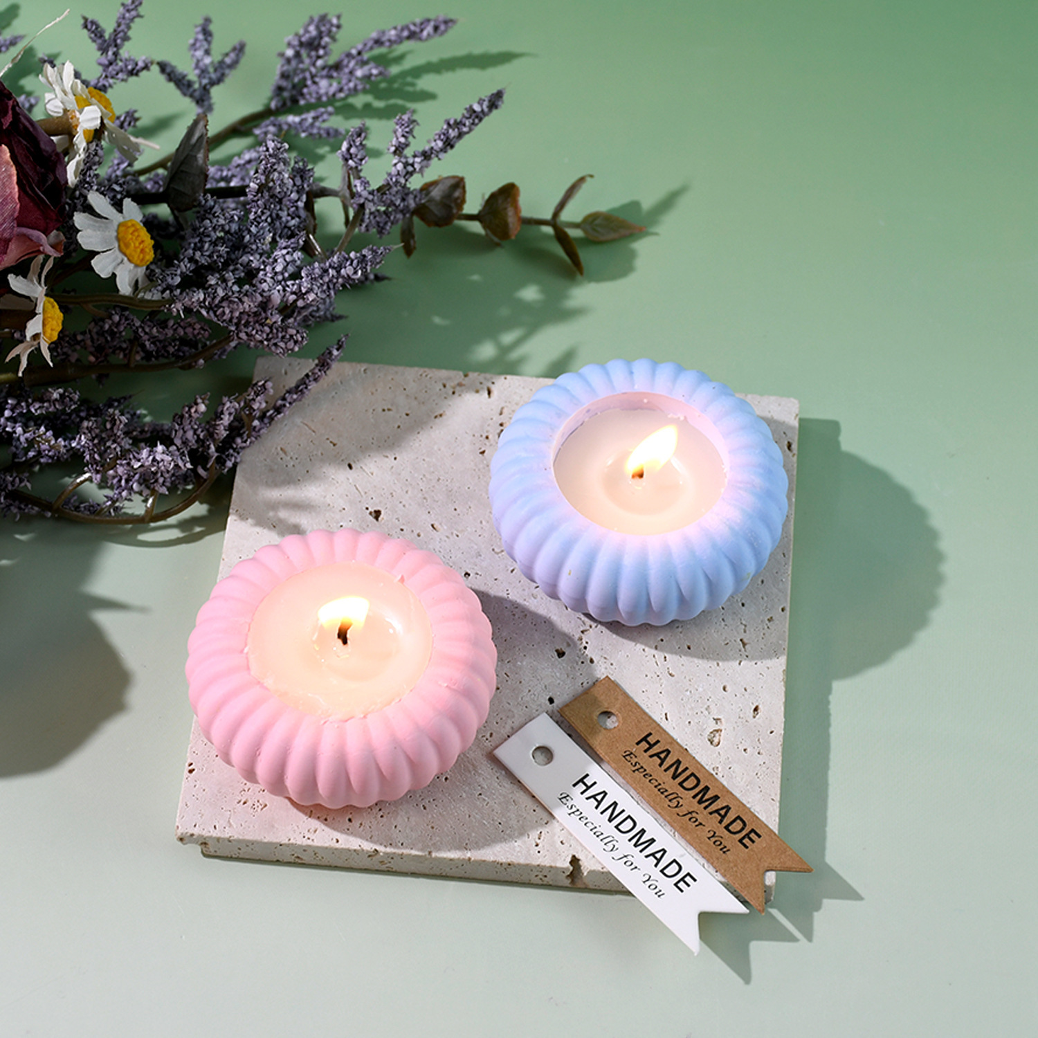 Oval Striped Lantern Candle Ho - Candle Holder Supplies reseña y precio