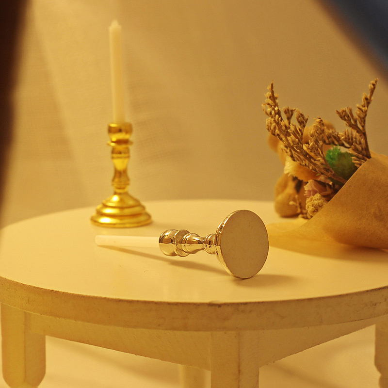 [J] 1Pair 1:12 Dollhouse Minia - Candle Holder Supplies reseña y precio