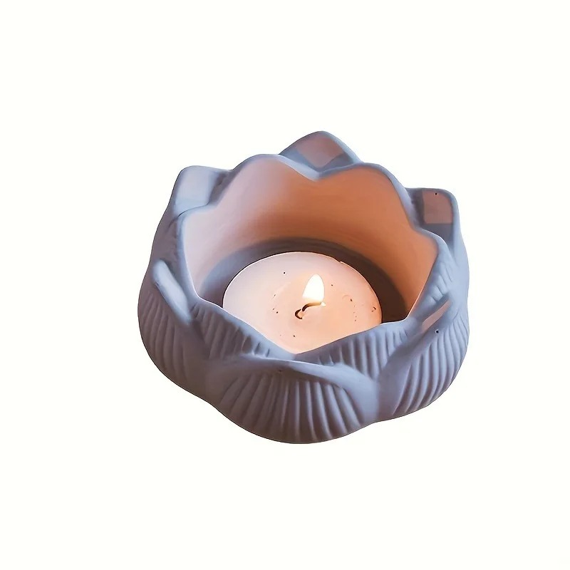 1pc DIY Lotus Flower Silicone  - Candle Holder Supplies reseña y precio