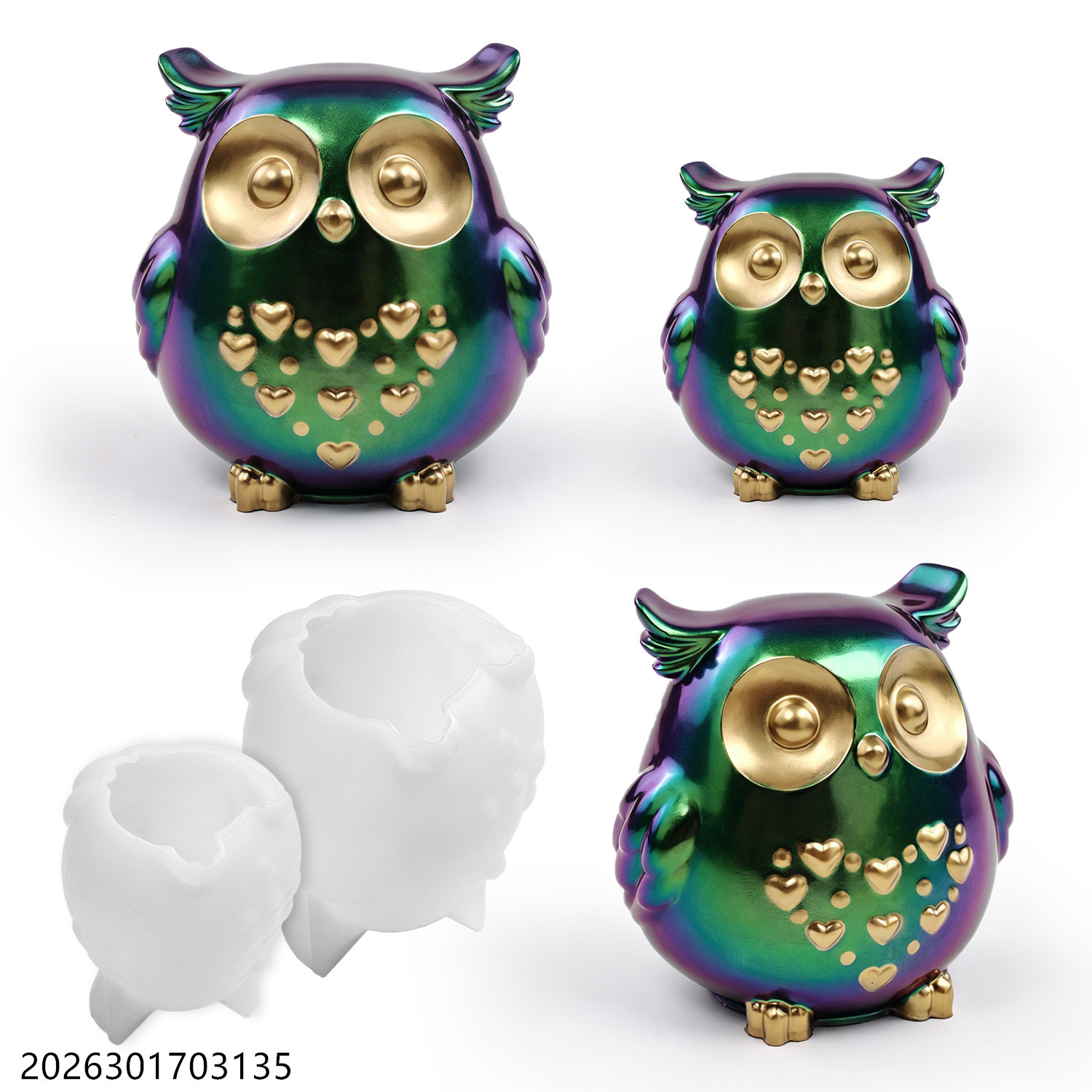 Owl Silicone Mold 3D Bird Shap - Candle Holder Supplies reseña y precio